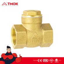 Wenzhou válvula de retenção sanitária de 3/8 de polegada de alta qualidade com porta cheia e nicekl-banhado com material CW 617n